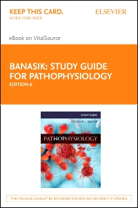 cover image - Study Guide for Pathophysiology - Elsevier eBook on VitalSource (Retail Access Card),6th Edition