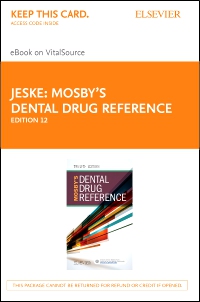 cover image - Mosby's Dental Drug Reference - Elsevier eBook on VitalSource (Retail Access Card),12th Edition