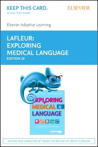 cover image - Elsevier Adaptive Learning for Exploring Medical Language (Access Card),10th Edition