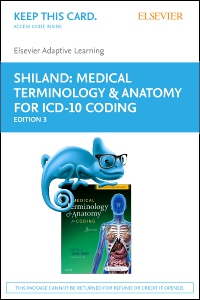 cover image - Elsevier Adaptive Learning for Medical Terminology & Anatomy for Coding - Access Card,3rd Edition