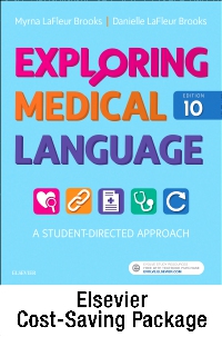 cover image - Exploring Medical Language - Text and Elsevier Adaptive Learning Package,10th Edition