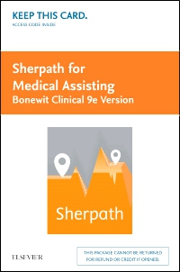 cover image - Sherpath for Medical Assisting (Bonewit Clinical Procedures for MA 9e) - Access Card,9th Edition