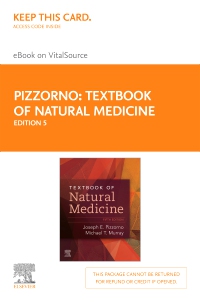 cover image - Textbook of Natural Medicine - Elsevier eBook on VitalSource (Retail Access Card),5th Edition