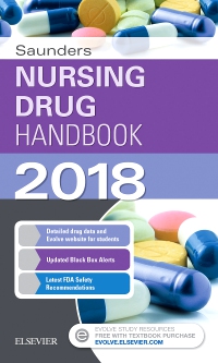 cover image - Saunders Nursing Drug Handbook 2018 - Elsevier eBook on VitalSource,1st Edition