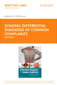 cover image - Differential Diagnosis of Common Complaints Elsevier eBook on VitalSource (Retail Access Card),7th Edition