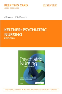 cover image - Psychiatric Nursing - Elsevier eBook on VitalSource (Retail Access Card),8th Edition