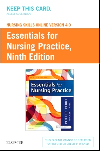 cover image - Nursing Skills Online Version 4.0 for Potter Essentials for Nursing Practice (Access Code),9th Edition