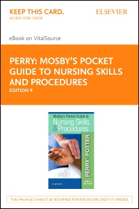cover image - Mosby's Pocket Guide to Nursing Skills and Procedures Elsevier eBook on VitalSource (Retail Access Card),9th Edition