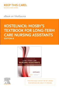 cover image - Mosby's Textbook for Long-Term Care Nursing Assistants - Elsevier eBook on VitalSource (Retail Access Card),8th Edition