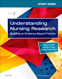 cover image - Study Guide for Understanding Nursing Research,7th Edition