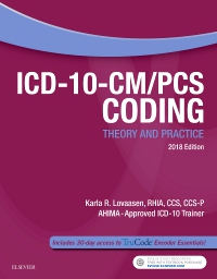 cover image - Evolve Resources for ICD-10-CM/PCS Coding: Theory and Practice, 2018 Edition