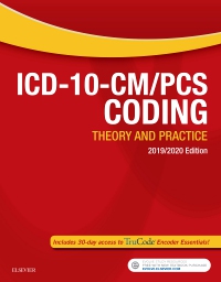 cover image - ICD-10-CM/PCS Coding: Theory and Practice, 2019/2020 Edition