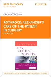 cover image - Alexander's Care of the Patient in Surgery - Elsevier eBook on VitalSource (Retail Access Card),16th Edition
