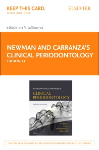 cover image - Newman and Carranza's Clinical Periodontology - Elsevier eBook on VitalSource (Retail Access Card),13th Edition