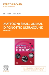 cover image - Small Animal Diagnostic Ultrasound Elsevier eBook on VitalSource (Retail Access Card),4th Edition