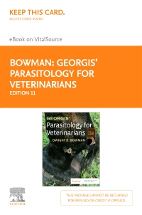 cover image - Georgis' Parasitology for Veterinarians Elsevier eBook on VitalSource (Retail Access Card),11th Edition