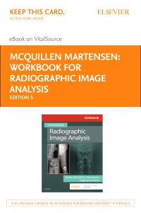 cover image - Workbook for Radiographic Image Analysis Elsevier eBook on VitalSource (Retail Access Card),5th Edition