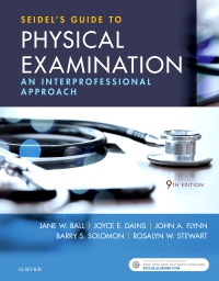 cover image - Seidel's Guide to Physical Examination - Elsevier eBook on VitalSource,9th Edition