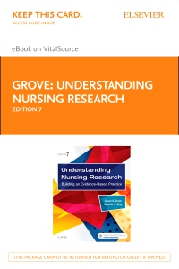 cover image - Understanding Nursing Research Elsevier Ebook on VitalSource (Retail Access Card),7th Edition