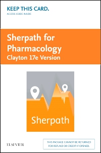 cover image - Sherpath for Pharmacology (Clayton Version) - Access Card,17th Edition