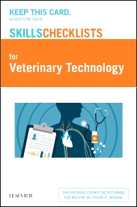 cover image - Elsevier's Skills Checklists for Veterinary Technology (Access Card)