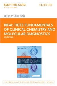 cover image - Tietz Fundamentals of Clinical Chemistry and Molecular Diagnostics Elsevier eBook on VitalSource (Retail Access Card),8th Edition