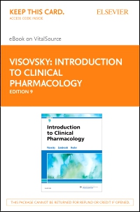 cover image - Introduction to Clinical Pharmacology Elsevier eBook on VitalSource (Retail Access Card),9th Edition