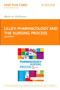 cover image - Pharmacology and the Nursing Process Elsevier eBook on VitalSource (Retail Access Card),9th Edition