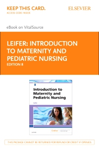 cover image - Introduction to Maternity and Pediatric Nursing - Elsevier eBook on VitalSource (Retail Access Card),8th Edition
