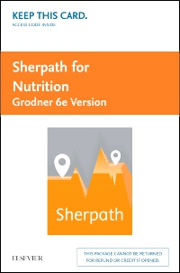 cover image - Sherpath for Nutrition (Grodner Version) - Access Card,6th Edition
