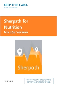 cover image - Sherpath for Nutrition (Nix Version) - Access Card,15th Edition