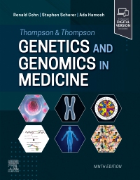 cover image - Evolve Resources for Thompson & Thompson Genetics in Medicine,9th Edition