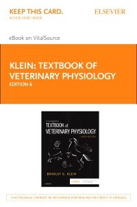 cover image - Textbook of Veterinary Physiology - Elsevier eBook on VitalSource (Retail Access Card),6th Edition