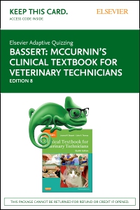 cover image - Elsevier Adaptive Quizzing for McCurnin's Clinical Textbook for Veterinary Technicians (Retail Access Card),8th Edition