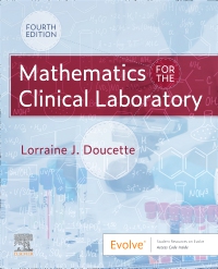 cover image - Mathematics for the Clinical Laboratory,4th Edition