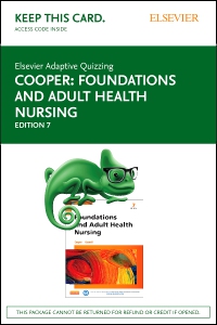 cover image - Elsevier Adaptive Quizzing for Foundations and Adult Health Nursing (Access Card),7th Edition