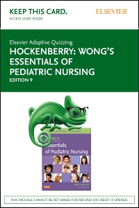 cover image - Elsevier Adaptive Quizzing for Hockenberry Wong's Essentials of Pediatric Nursing (Access Card),9th Edition