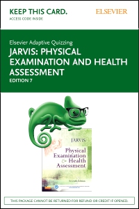 cover image - Elsevier Adaptive Quizzing for Jarvis Physical Examination and Health Assessment (Access Card),7th Edition