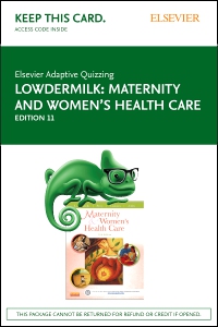 cover image - Elsevier Adaptive Quizzing for Lowdermilk Maternity and Women's Health Care (Access Card),11th Edition