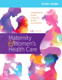 cover image - Study Guide for Maternity & Women's Health Care,12th Edition