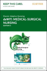 cover image - Elsevier Adaptive Quizzing for Medical-Surgical Nursing (Access Card),3rd Edition