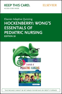 cover image - Elsevier Adaptive Quizzing for Hockenberry Wong's Essentials of Pediatric Nursing (Access Card),10th Edition