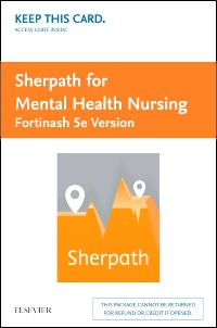 cover image - Sherpath for Mental Health Nursing (Fortinash Version) - Access Card,5th Edition