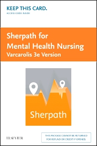 cover image - Sherpath for Mental Health Nursing (Varcarolis Version) - Access Card,3rd Edition