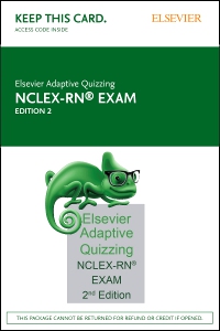 cover image - Elsevier Adaptive Quizzing for the NCLEX-RN Exam (36-Month) (Access Card),2nd Edition