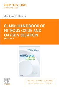 cover image - Handbook of Nitrous Oxide and Oxygen Sedation - Elsevier eBook on VitalSource (Retail Access Card),5th Edition
