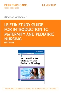 cover image - Study Guide for Introduction to Maternity and Pediatric Nursing Elsevier E-Book on VitalSource (Retail Access Card),8th Edition