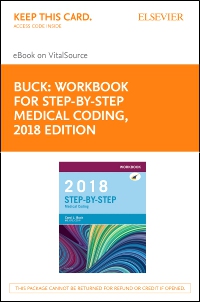 cover image - Workbook for Step-by-Step Medical Coding, 2018 Edition - Elsevier eBook on VitalSource (Retail Access Card)