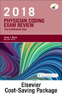 cover image - Physician Coding Exam Review 2018 – Elsevier eBook on VitalSource + Evolve Access (Retail Access Cards)