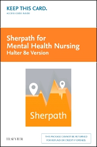 cover image - Sherpath for Mental Health Nursing (Halter Version) - Access Card,8th Edition